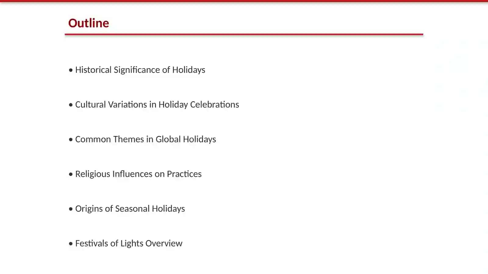 Holidays customs and traditions 2