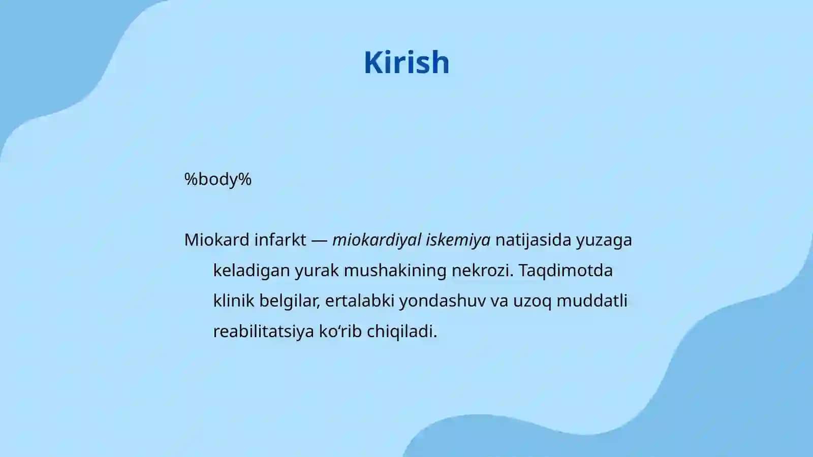 Miokard infarkti 2