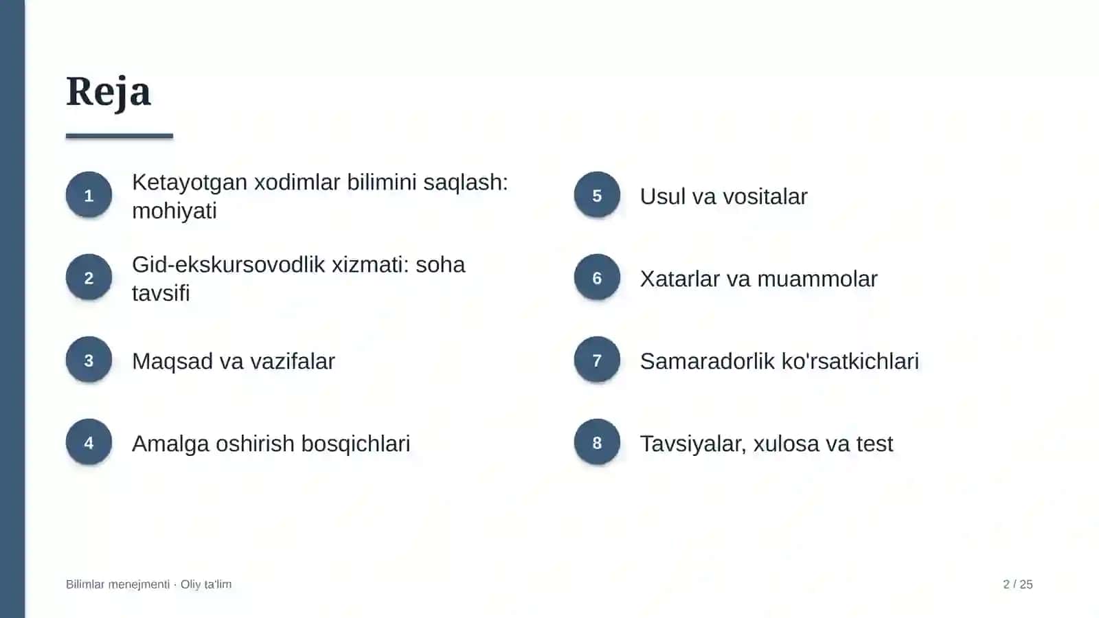 gid ekskursovodlik xizmatida ketayotgan xodimlar bilimlarini saqlab qolish 3991 2