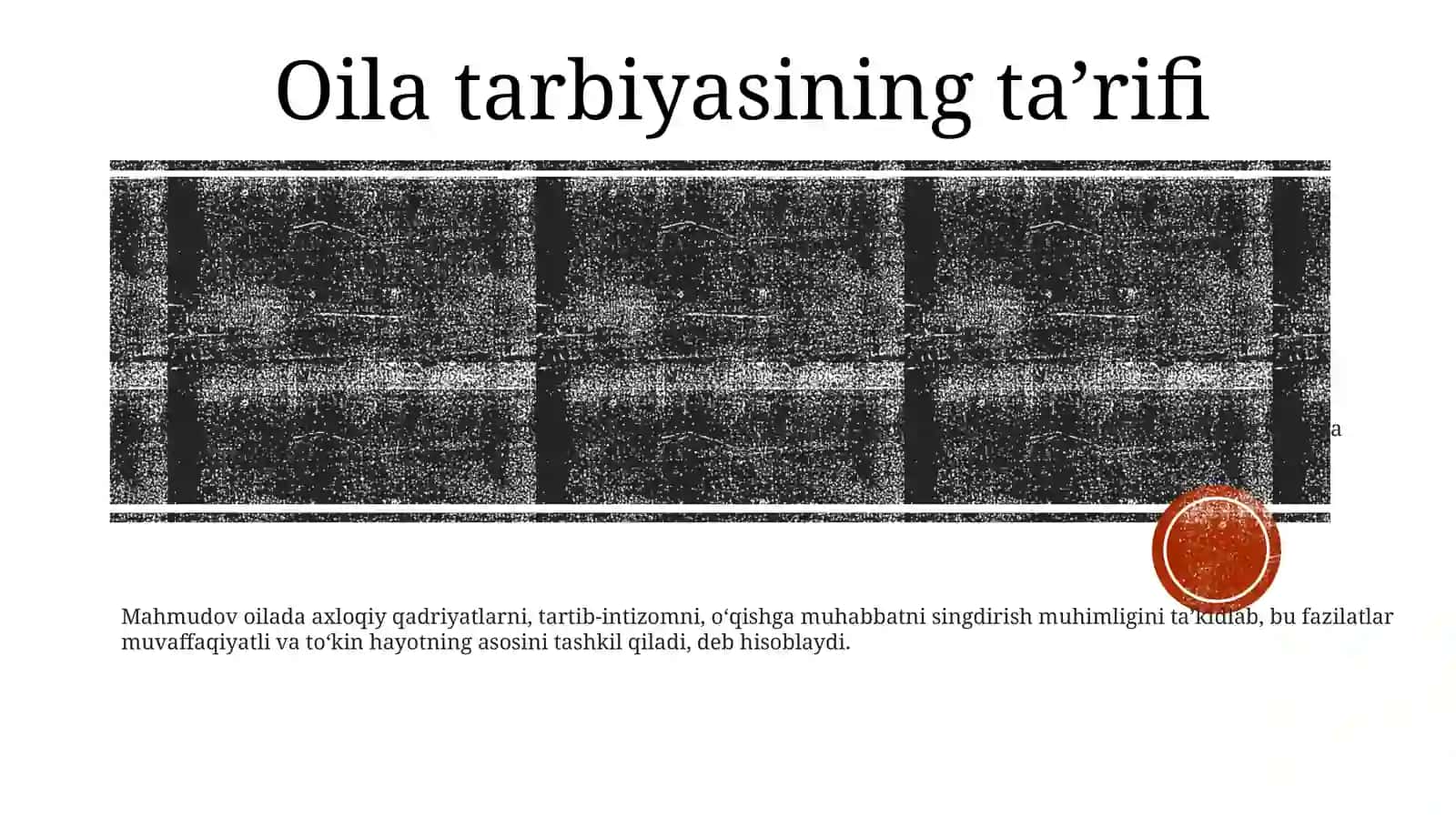 Obidning Mahmudovning "Ota Nega Farzandiga Tanbeh Berdi"Asaridagi Oila Tarbiyasi Haqida Fikrlar 2