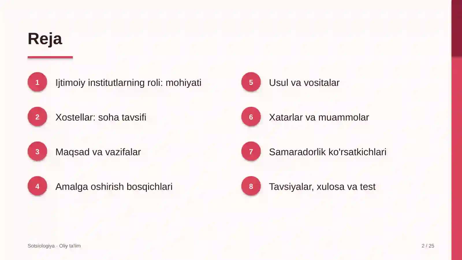Xostellarda ijtimoiy institutlarning roli 2