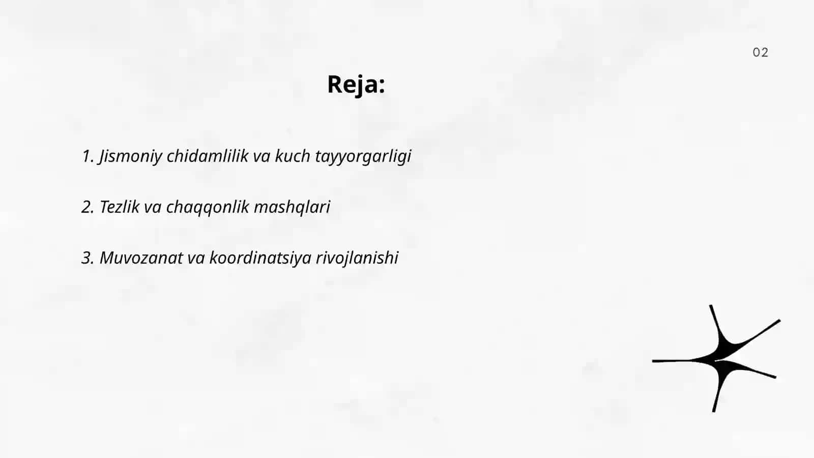 Gandbol to'pinig sport tayyorgarligi 2