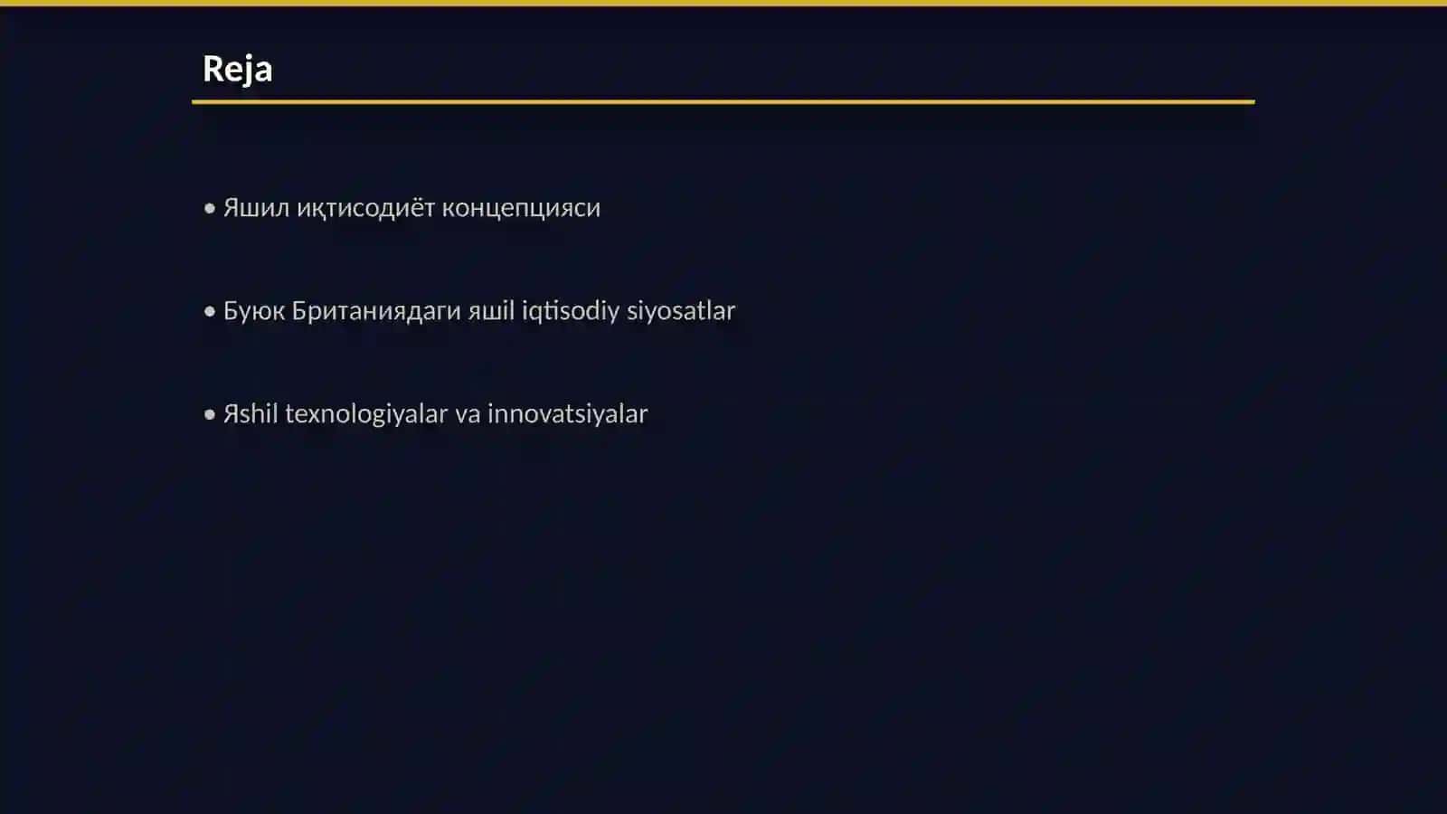 Яшил иқтисодиёт концепцияси 2