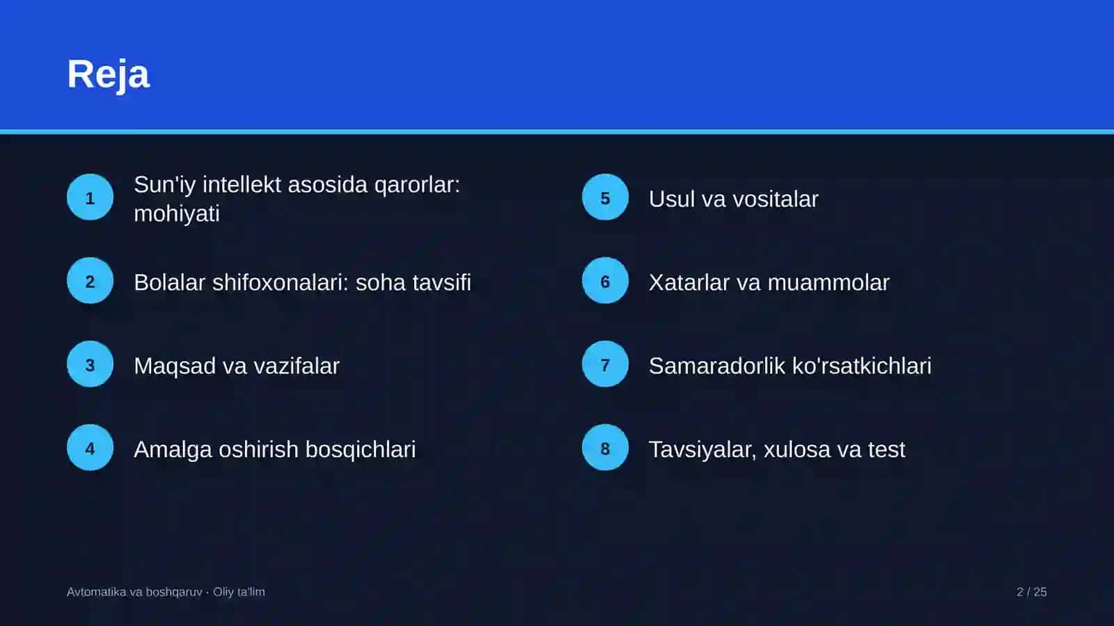 Bolalar shifoxonalarida sun'iy intellekt asosida qarorlar qabul qilish 2