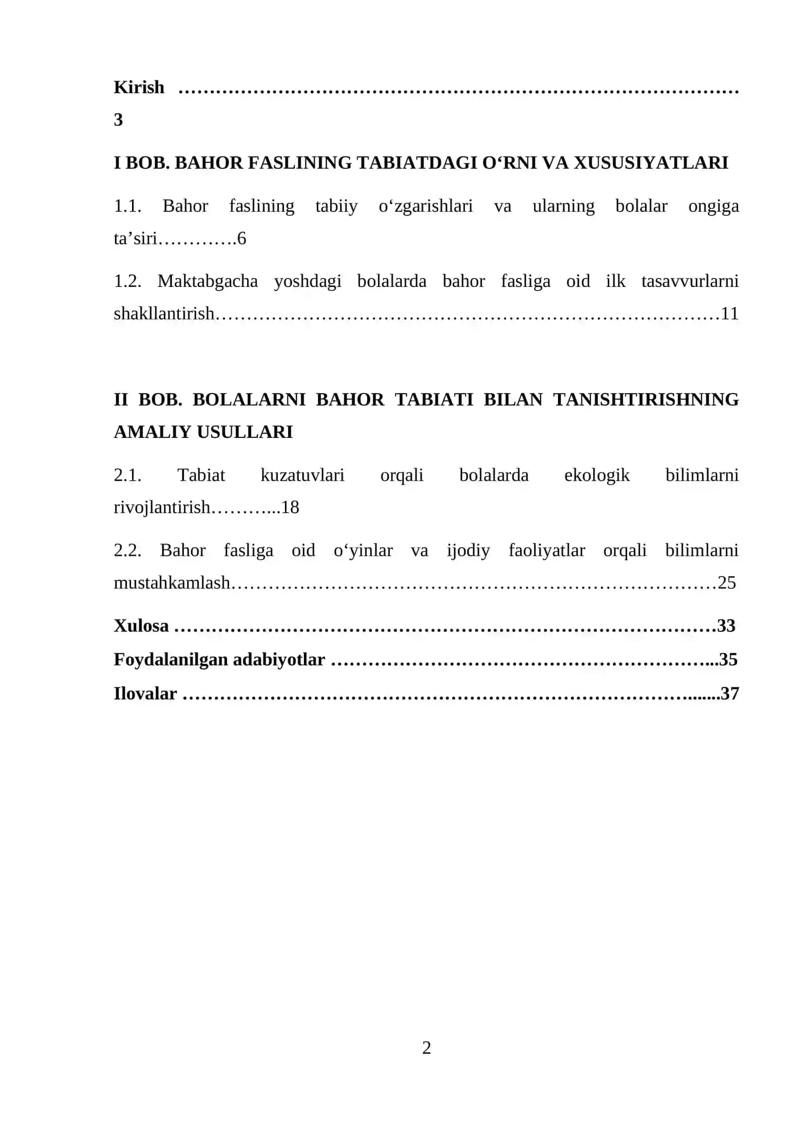 Bahor faslida bolalarni tabiat bilan tanishtirish 2