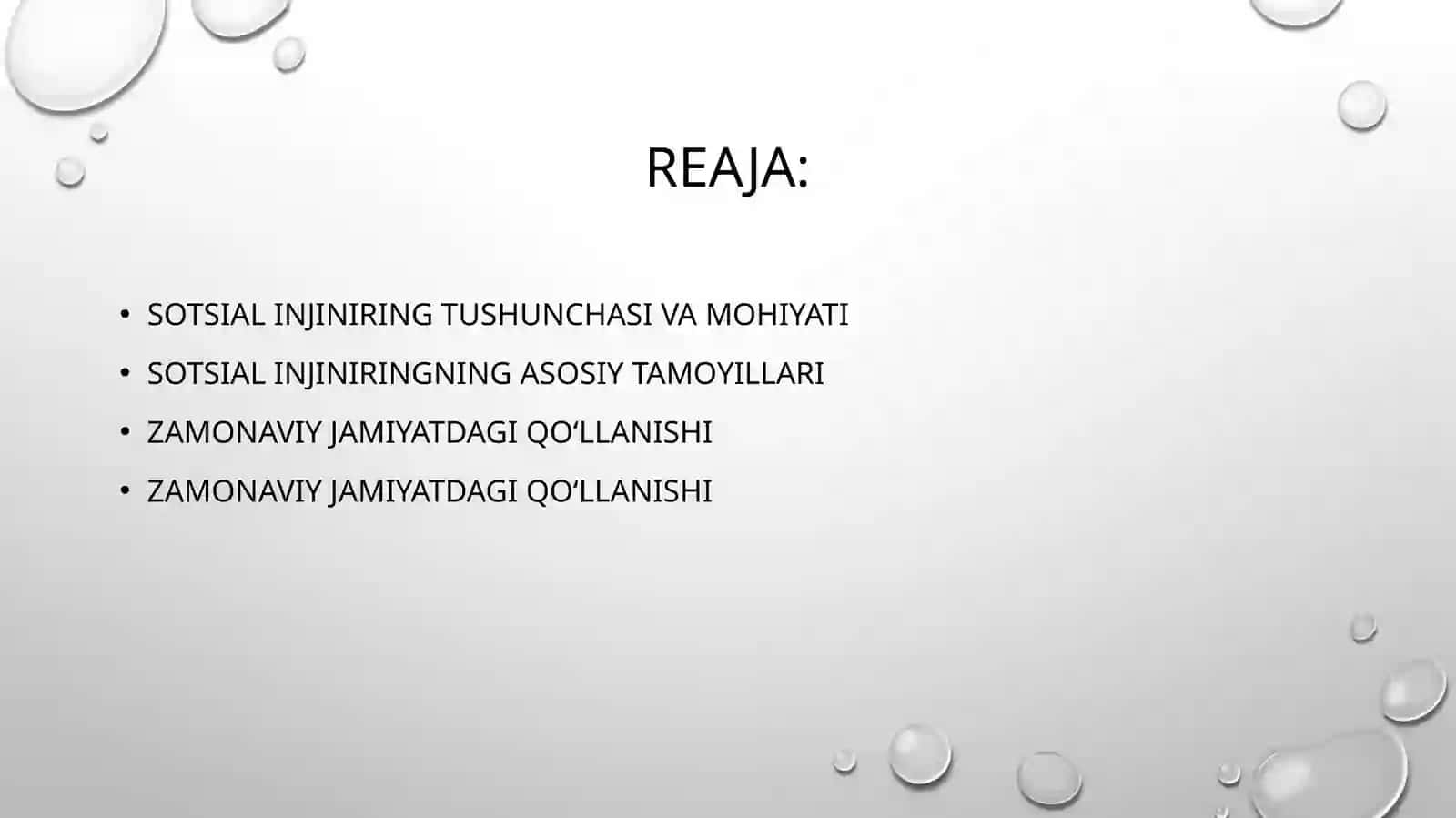 Sotsial injiniring va loyihalashning jamiyat taraqqiyotidagi o‘rni 2