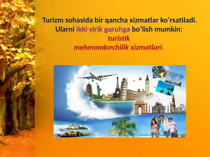 Turizm xizmatlari tarkibida mehmonxona xo‘jaligi xizmatlarining o‘rni va ularning samaradorligini oshirishsh 2