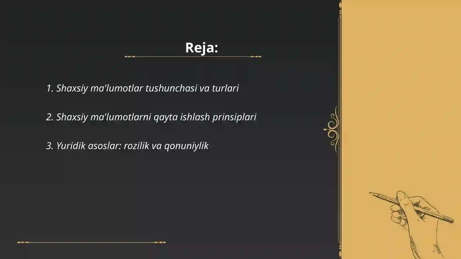 Shaxsiy ma'lumotlar to'g'risidagi qonunchilik 2