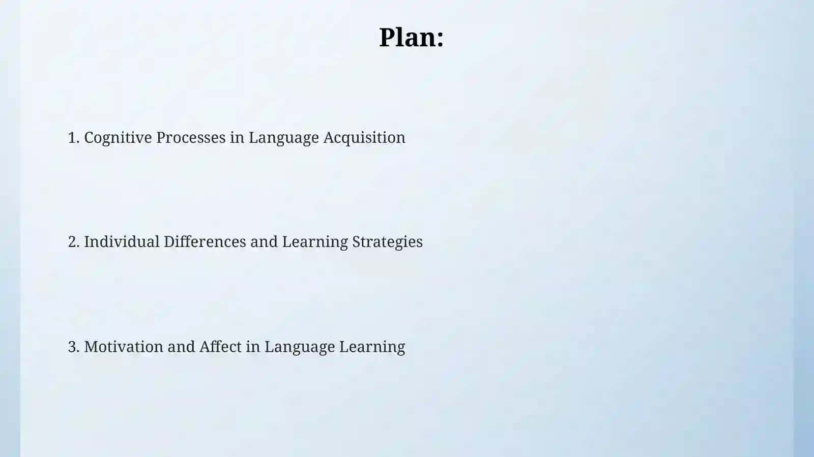 Language learning psychology 2