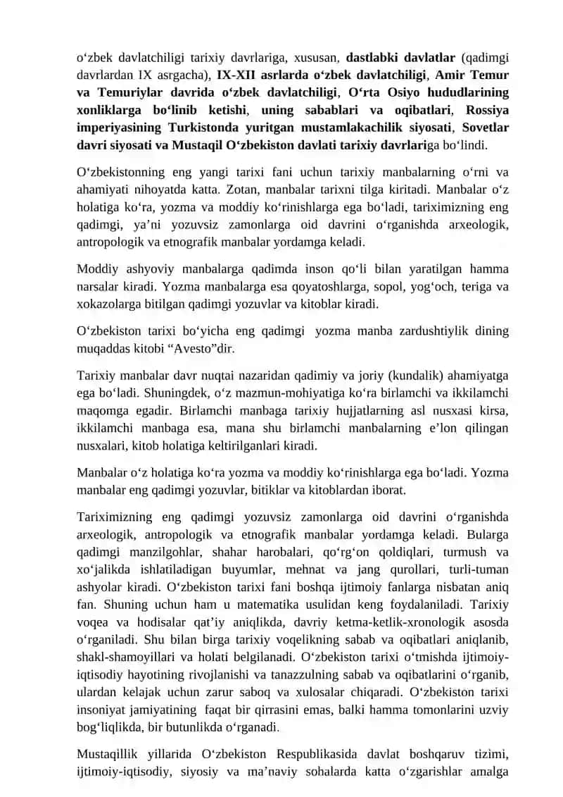 "O‘zbekistonning eng yangi tarixi" 2