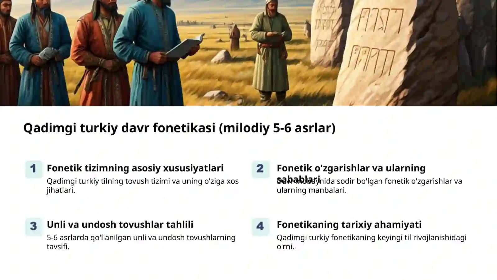 Oʻzbek tilining fonetik tarixi 2