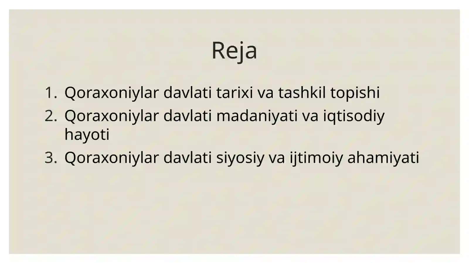Qoraxoniylar 2