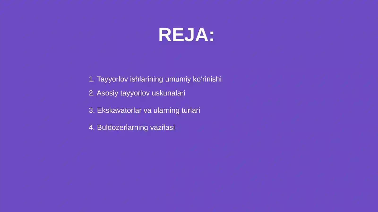 Tayyorlov ishlarida ishlatiladigan mashinalar 2