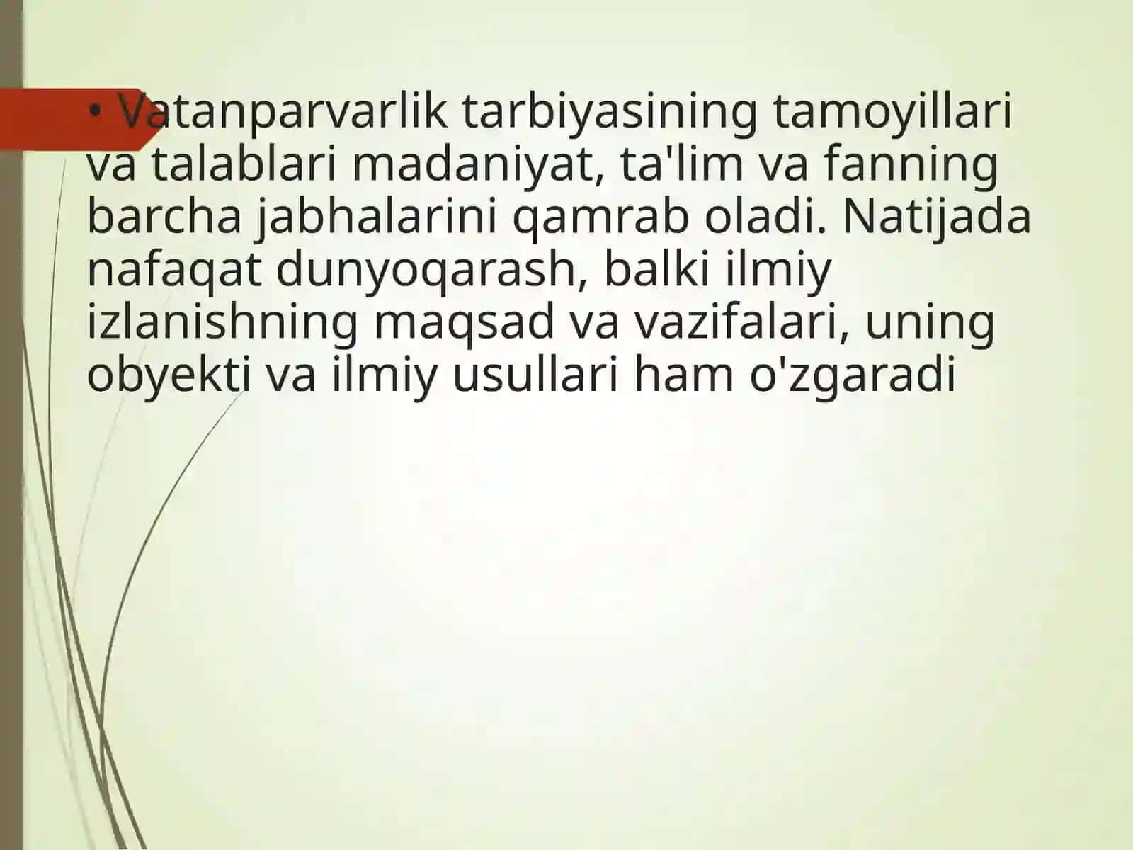 Metodika - Ilmiy izlanishning zamonaviy vazifalari 2