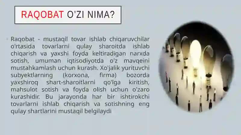 Raqobat Turlari 2