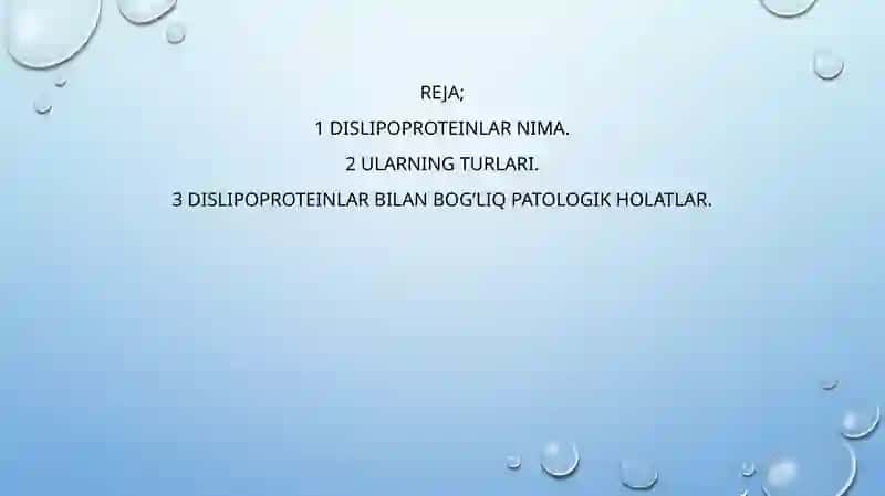 DISLIPOPROTEIN TURLARI 2