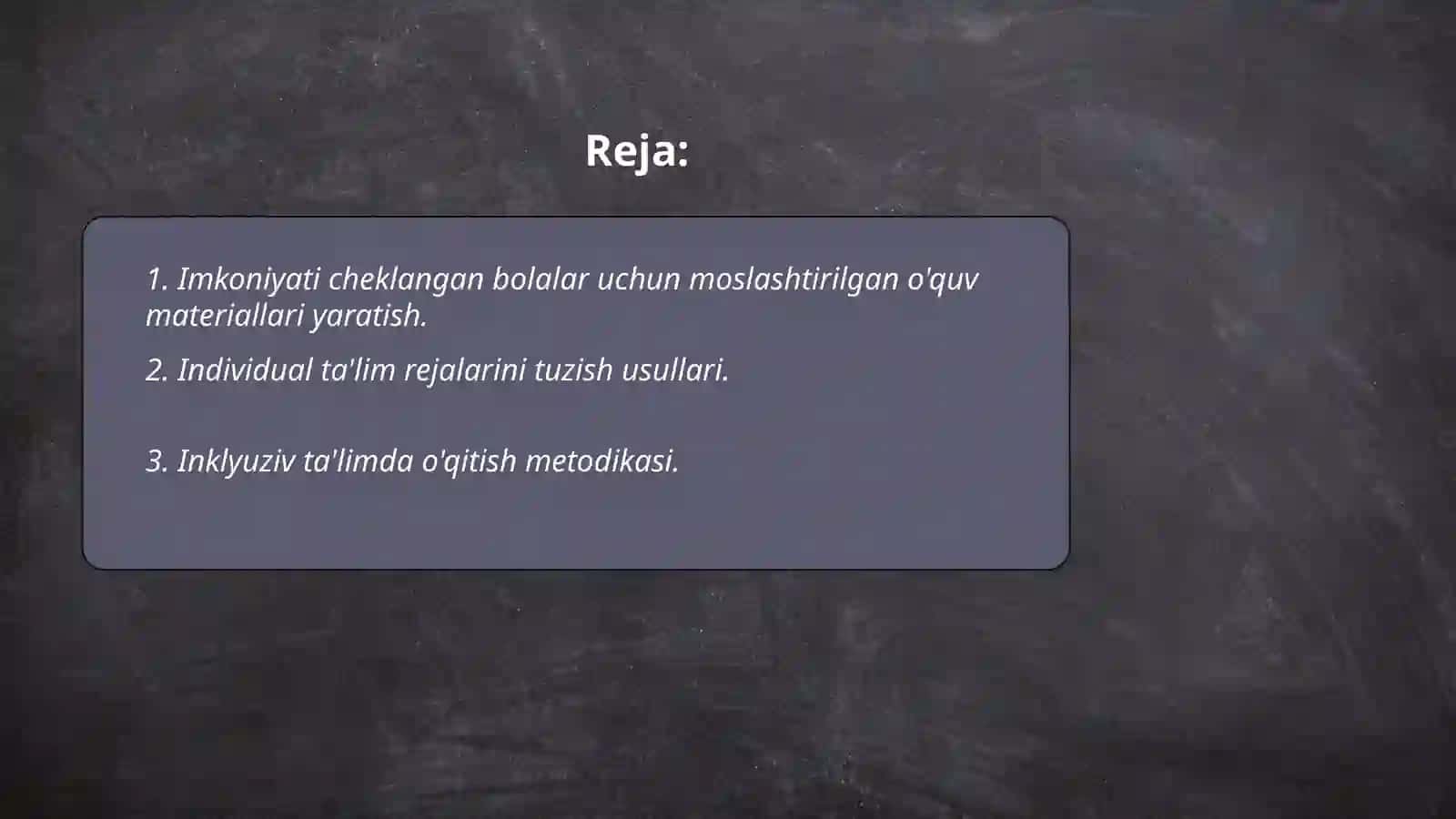 Imkoniyati cheklangan bolalarini inklyuziv ta'lim jarayonida o'qitish 2