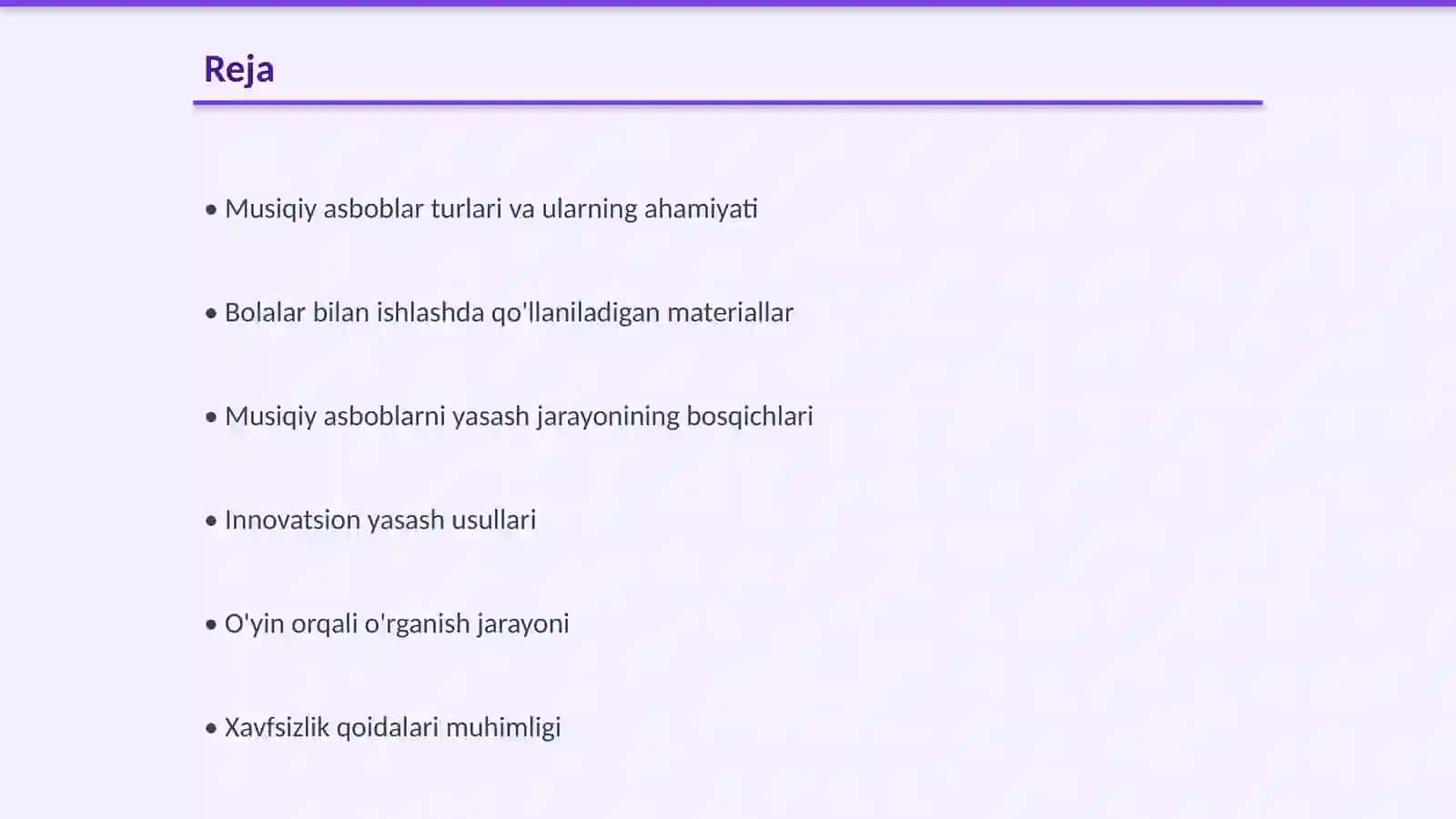 Bolalar musiqiy asboblarini yasashga oʻrgatish 2
