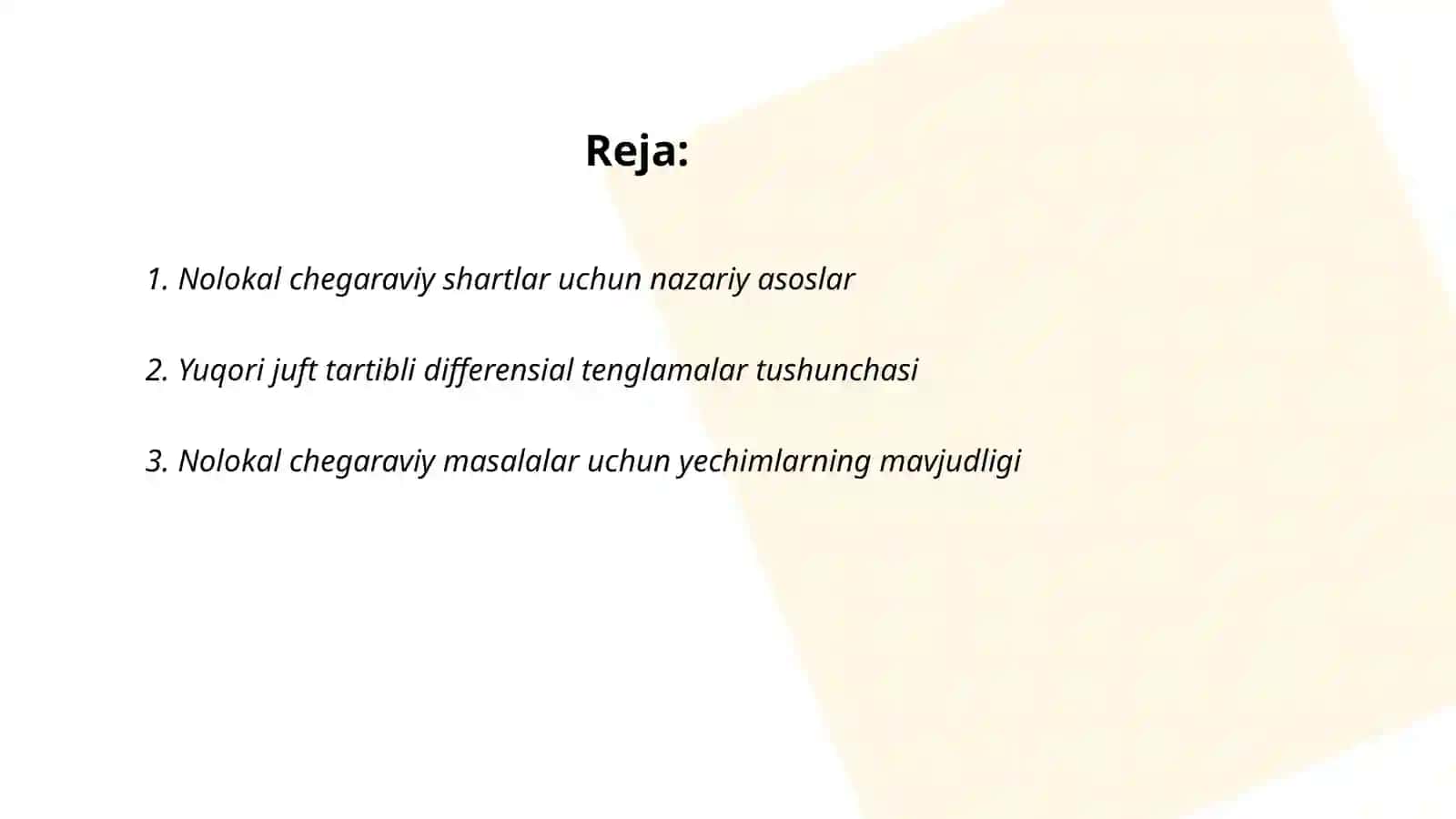 Yuqori juft tartibli buzuladigan oddiy differensial tenglalar uchun nolokal chegaraviy masalalar 2