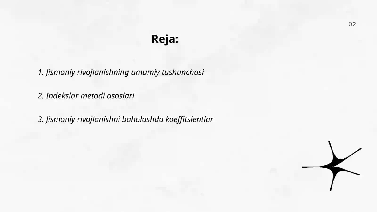 Indekslar va koeffitsientlar metodi yordamida jismoniy rivojlanishni baxolash 2