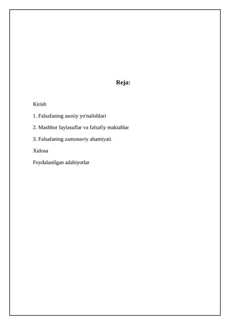 Inson falsafasi 2