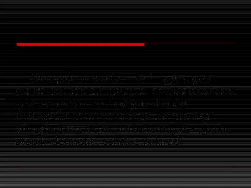 Teri kasalliklari 2