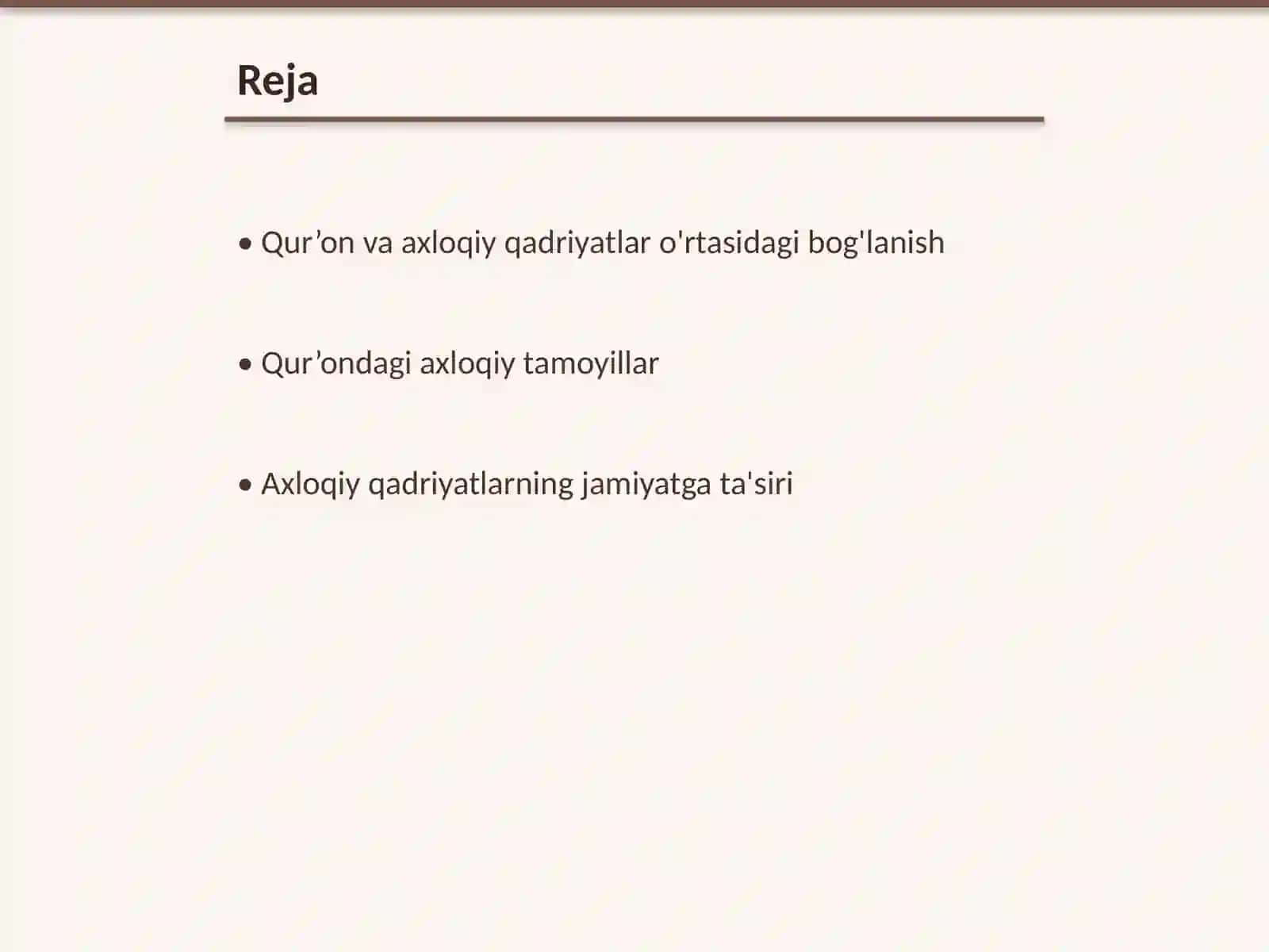 Qur’on va axloq 2