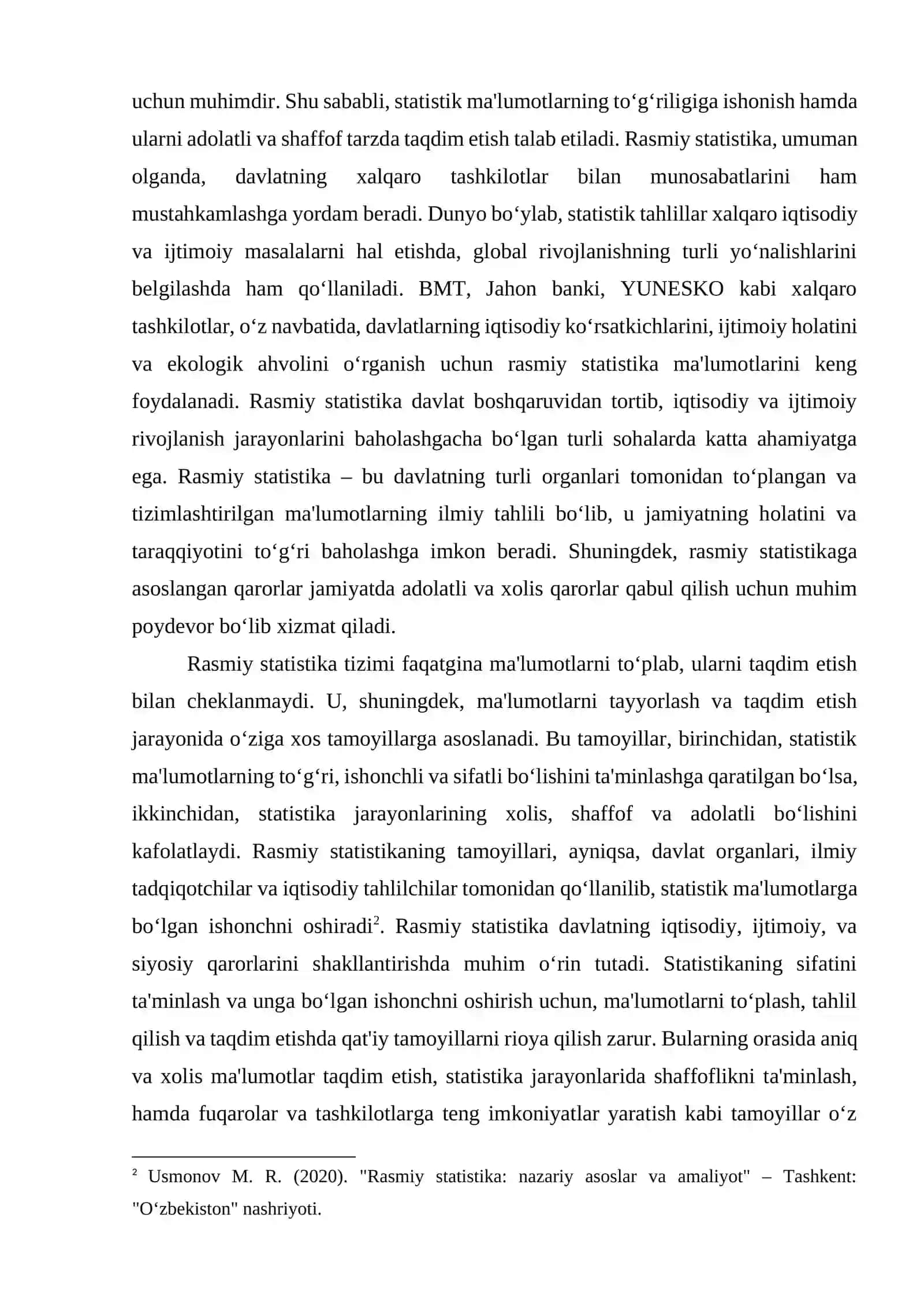 RASMIY STATISTIKAGA QO‘YILGAN TAMOYILLAR MAZMUN MOHIYATI 2