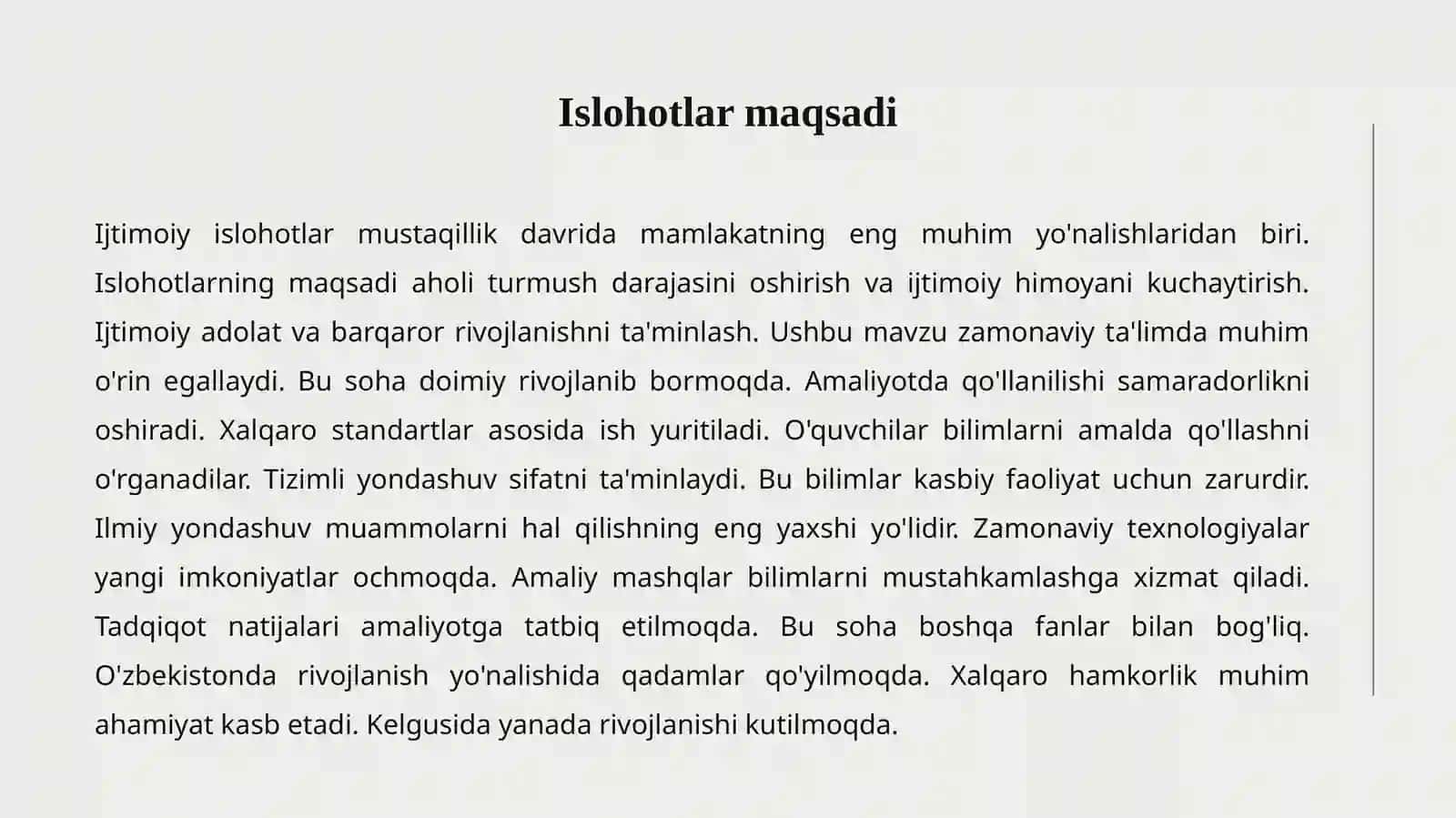 IJTIMOIY ISLOHOTLAR 2