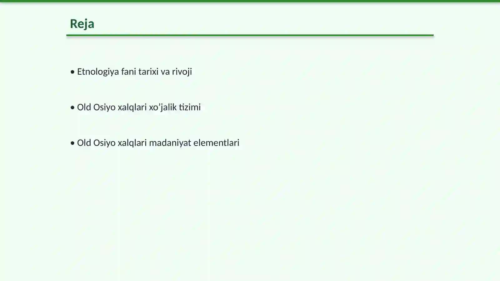 Etnologiya fani tarixi va rivoji 2