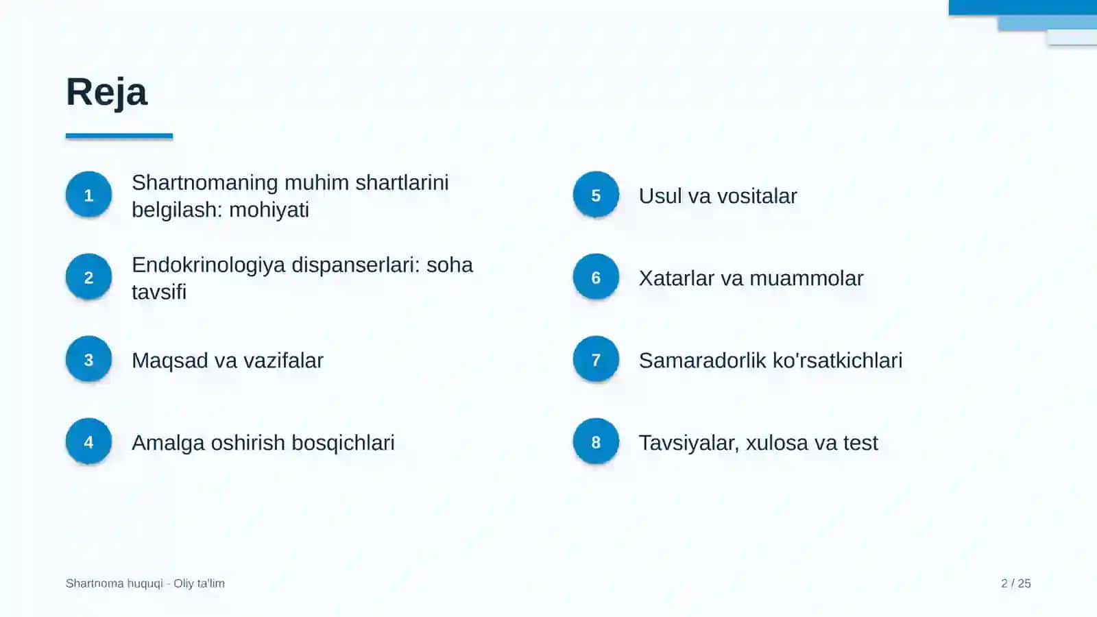 endokrinologiya dispanserlarida shartnomaning muhim shartlarini belgilash 3401 2