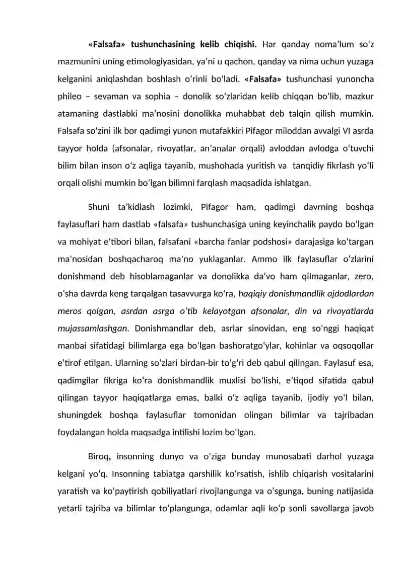 Falsafa 2