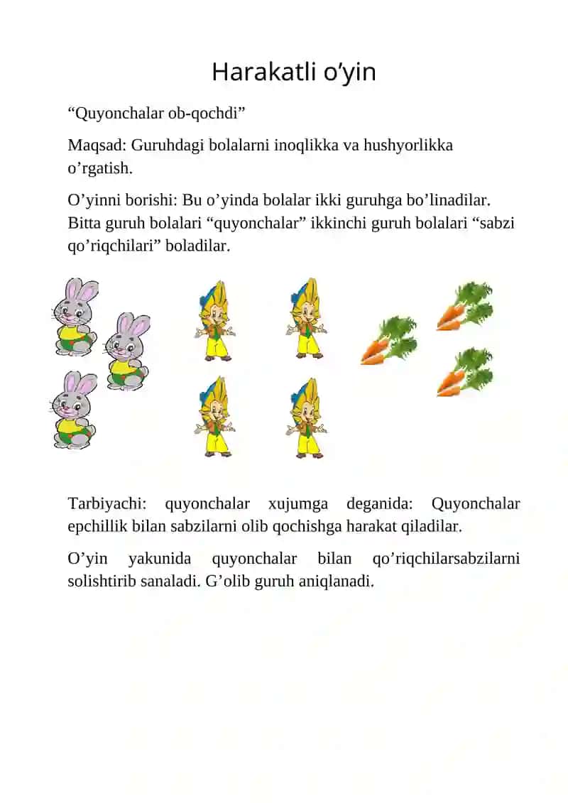 Landi-landi, Quyonchalar ob-qochdi, Uchdi-uchdi 2