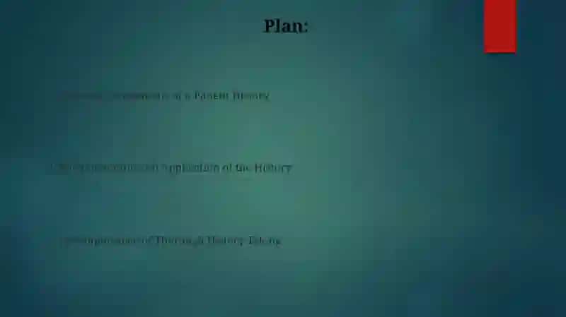 The Importance of Thorough History Taking 2