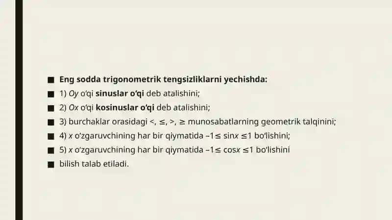 Trigonometrik Tengsizliklar 2