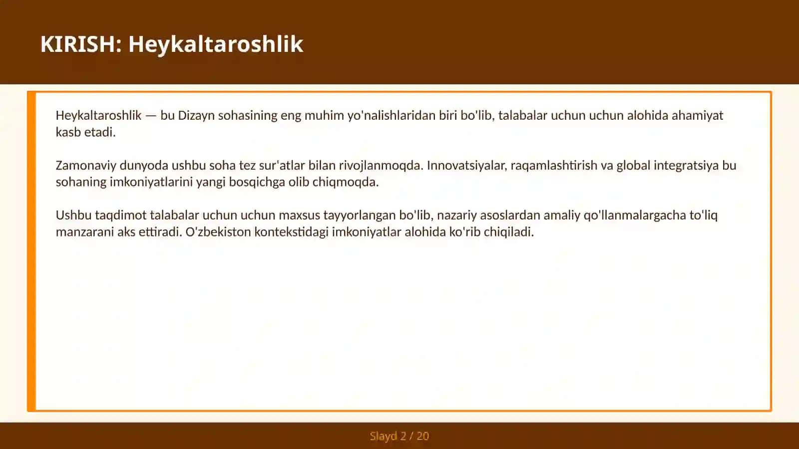 Heykaltaroshlik 2