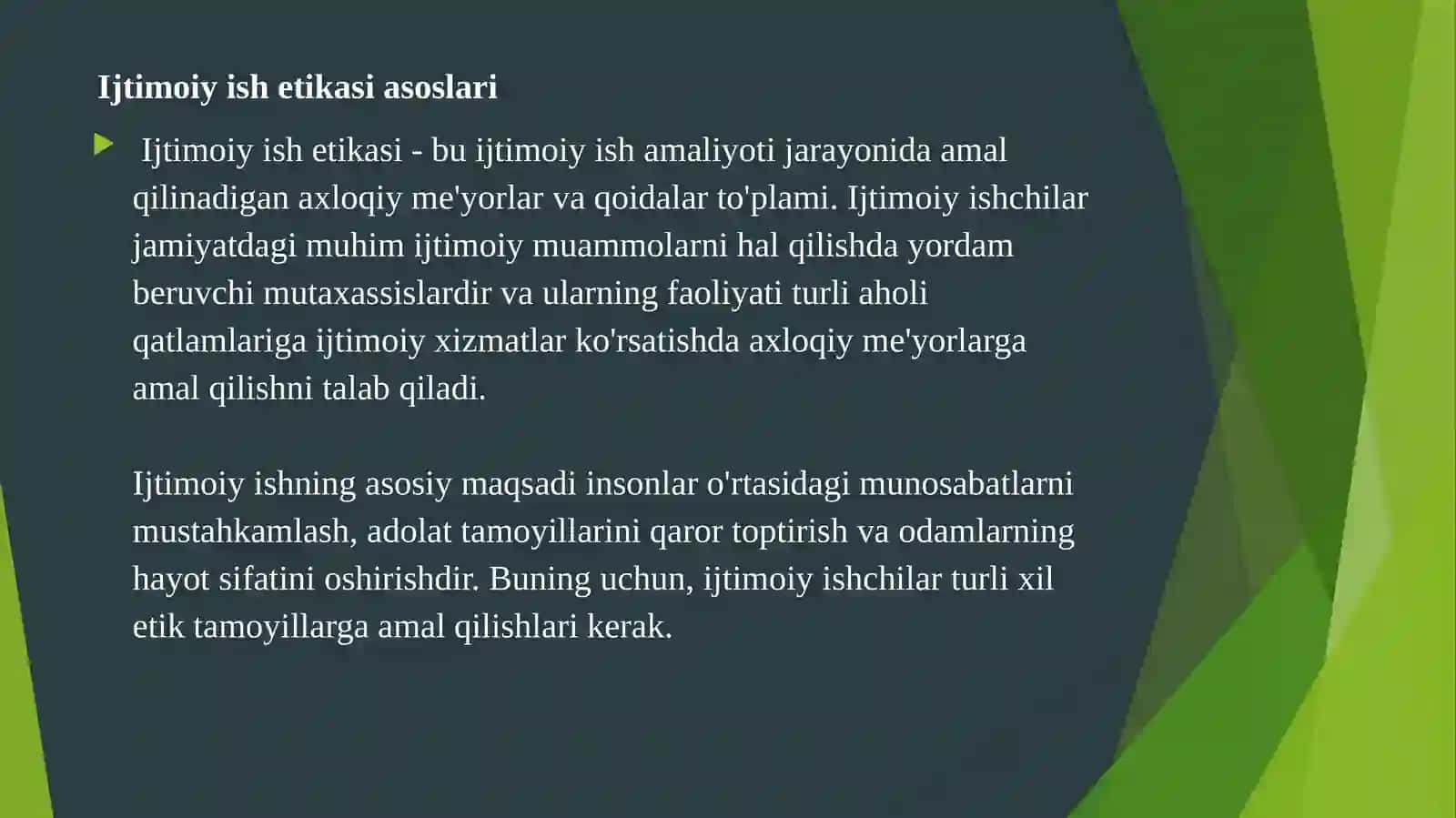 Turlidavlatlarning ijtimoiy ish va shaxloq kodekslari 2