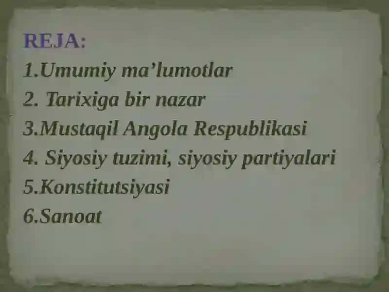 Angola Respublikasi 2
