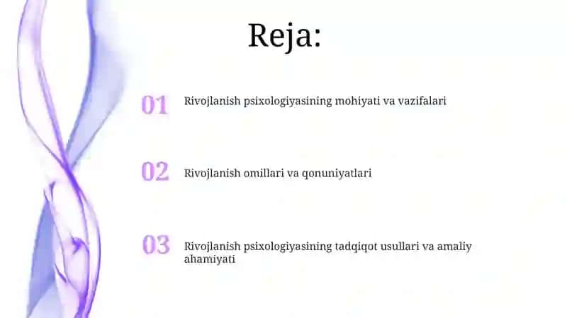 Rivojlanish psixologiyasi 2