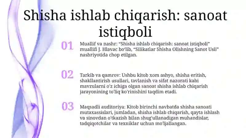 Silikatlar Shisha Olishning Sanot Usli 2