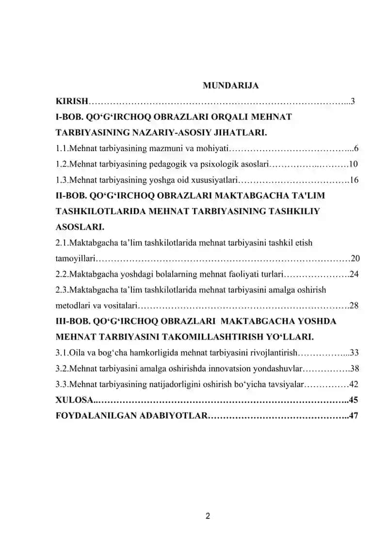 QO‘G‘IRCHOQ OBRAZLARI ORQALI IJODIY QO‘LLAR MEHNATINI RIVOJLANTIRISH. 2