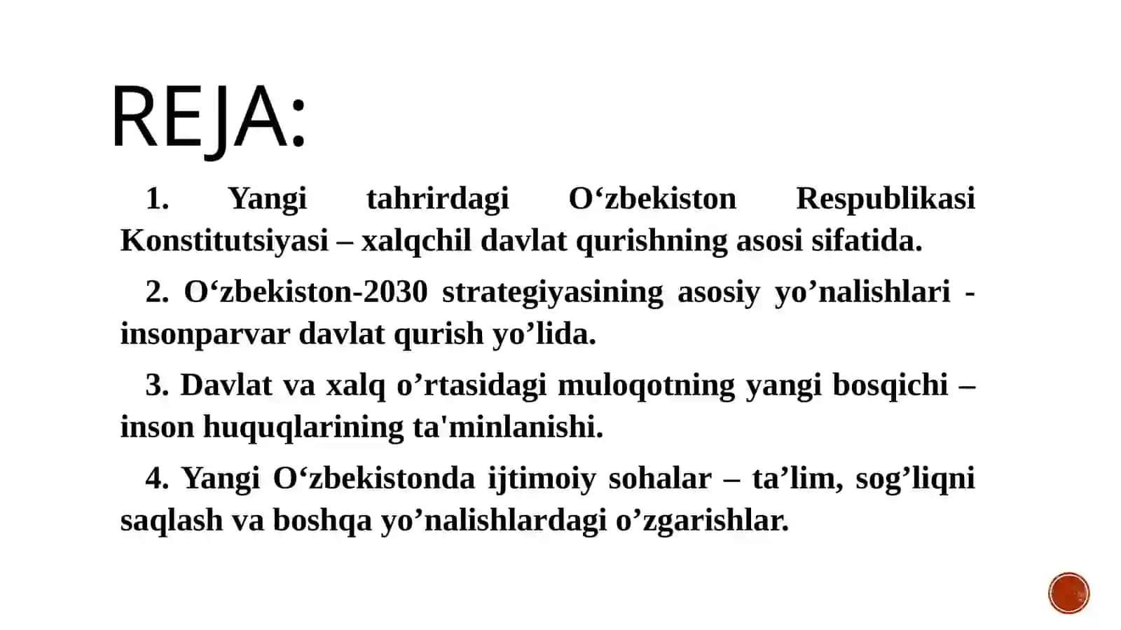 Yangi O‘zbekistonda xalqchil va insonparvar davlat qurishning ijtimoiy-siyosiy ahamiyati 2