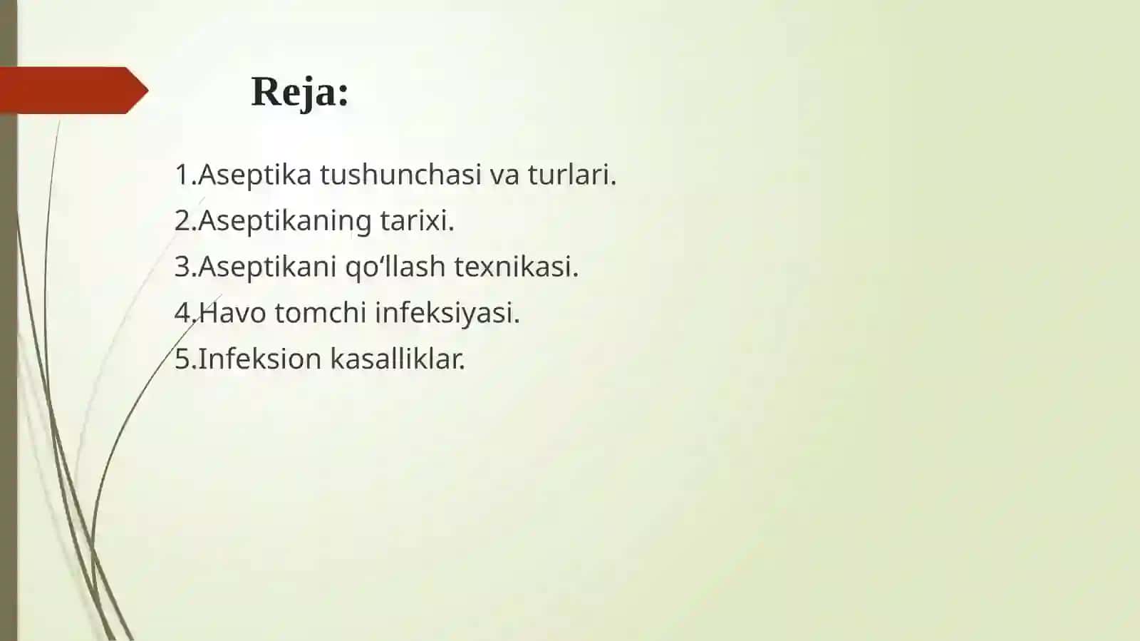 Aseptika va Antiseptika 2
