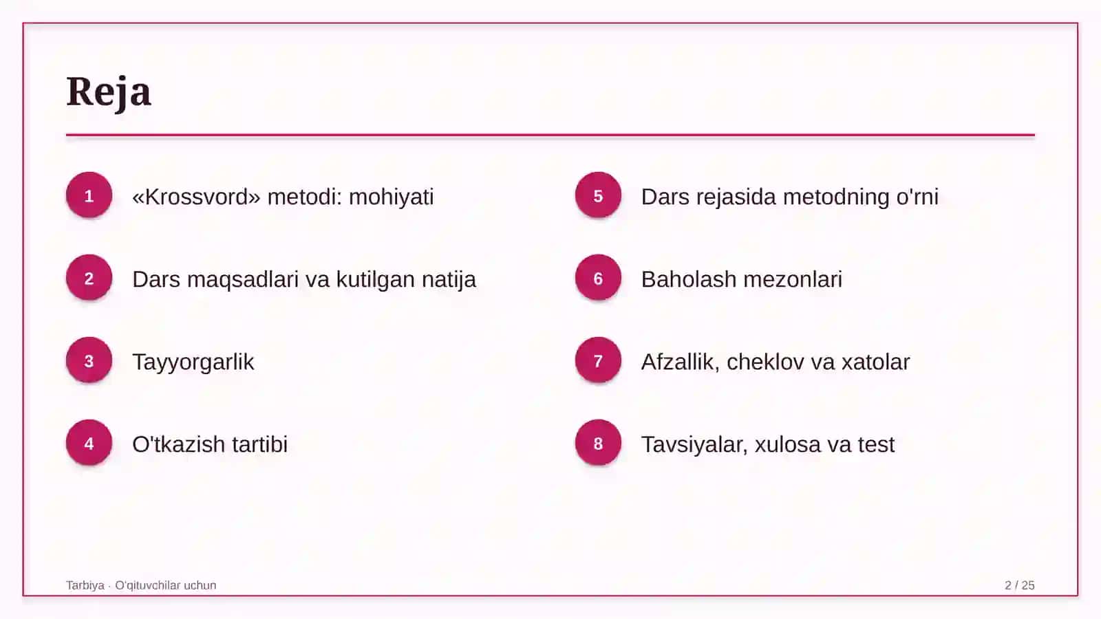 tarbiya darslarida krossvord metodidan foydalanish 6815 2