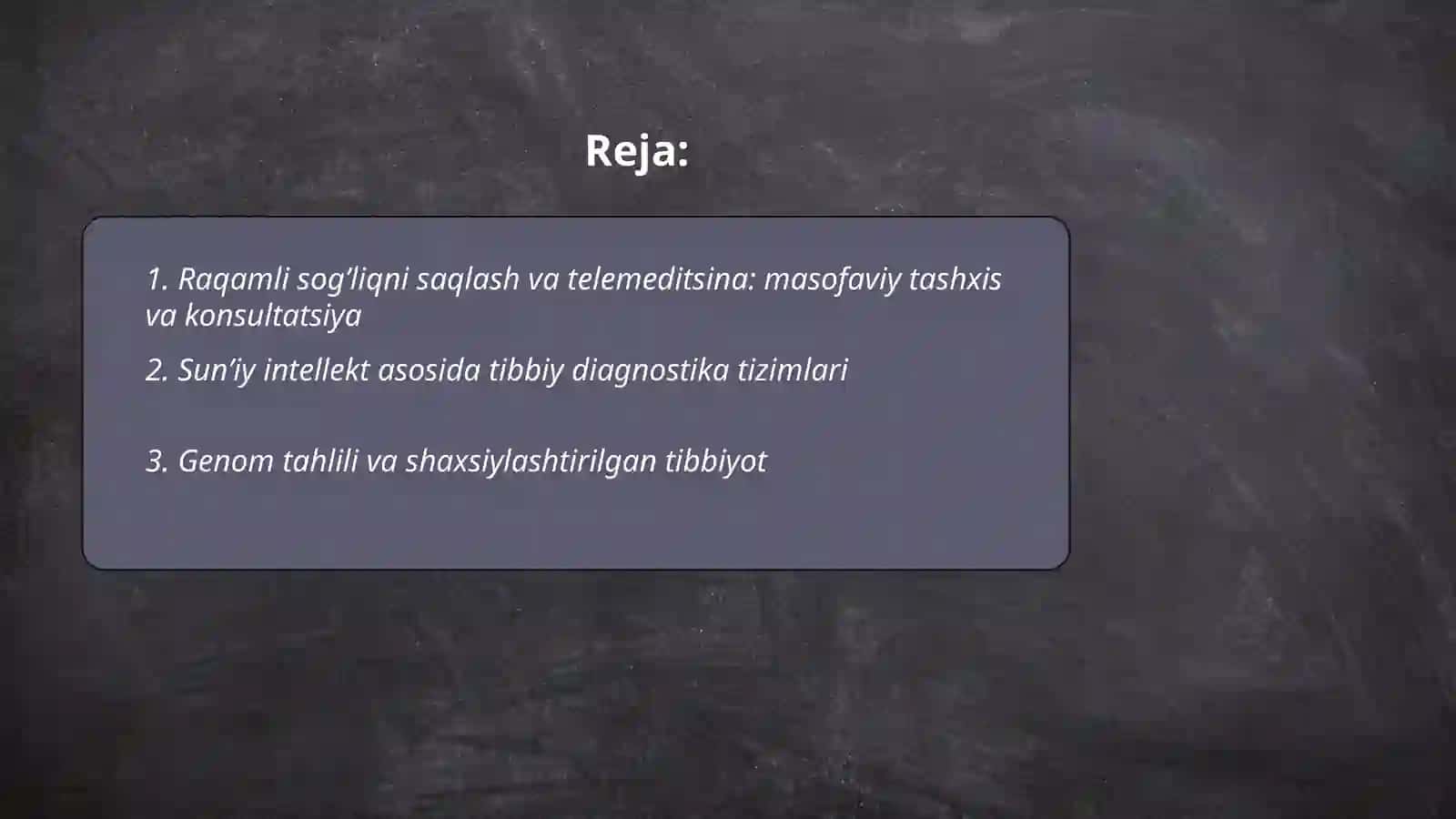 Inson salomatligini saqlash zamonaviy yondashuvlar va innovatsion yechimlar 2