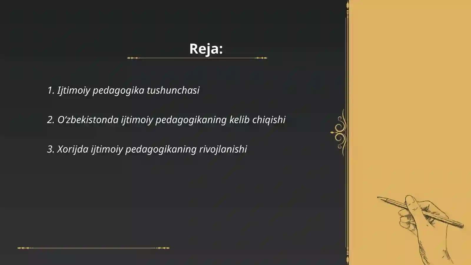 Xorijda va O'zbekistonda ijtimoiy pedagogikaning rivojlanish tarixi 2
