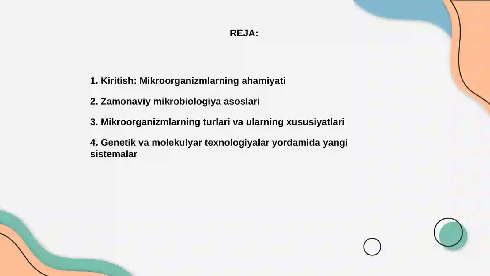 Mikroorganizmlarning zamonaviy sistematikasi 2