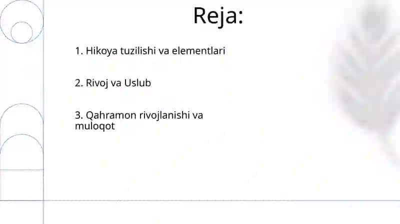 Mavzu va Mazmun 2
