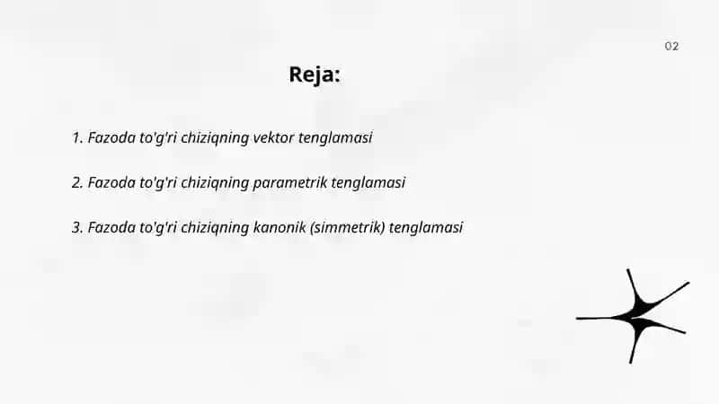 Analitik geometriya 2