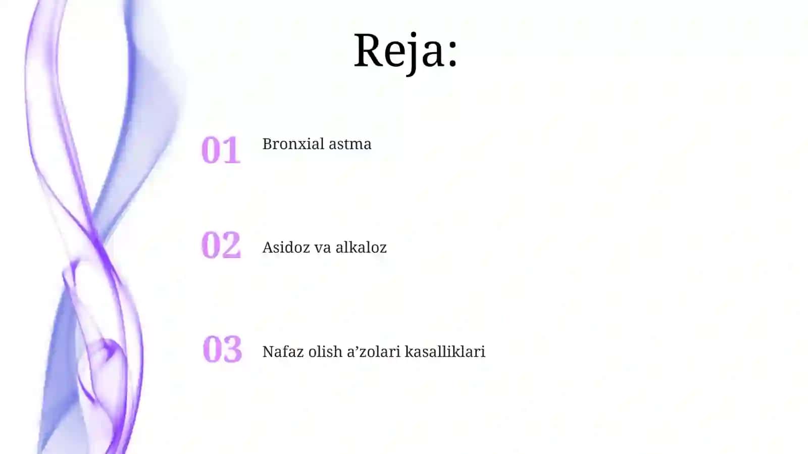 Nafas olish a’zolari kasalliklari 2